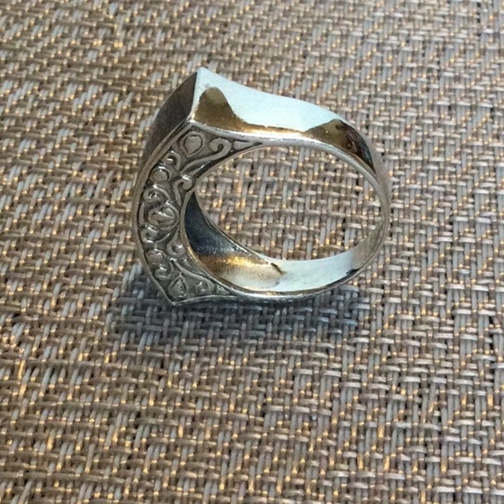 Abalone Silver Ring - image 5